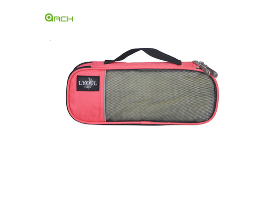 메쉬 상단 패널이 있는 태피스트리 액세서리 여행용 포장 큐브 여행용 가방